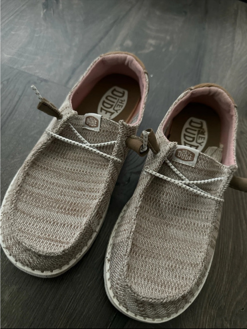 Hey Dude Casual Slip-On with Pink Lining